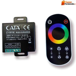 Cata-CT-9116-24-Amper-Siyah-RGB-Serit-Led-Kumanda-24A-288W.jpg Cata CT-9116 24 Amper Siyah RGB Şerit Led Kumanda 24A 288W